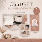 ChatGPT for Internet Marketers video course, digital product for passive income and resale rights.